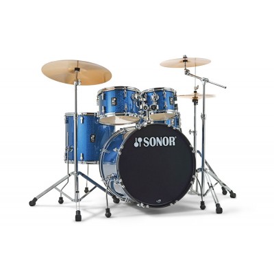 SONOR AQX STAGE CYMBAL SET BLUE OCEAN SPARKLE
