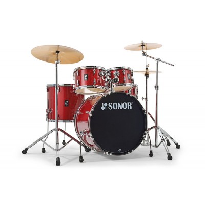 SONOR AQX STAGE CYMBAL SET RED MOON SPARKLE
