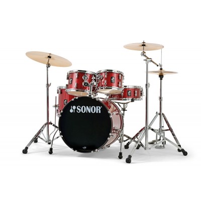 SONOR AQX STUDIO CYMBAL SET RED MOON SPARKLE