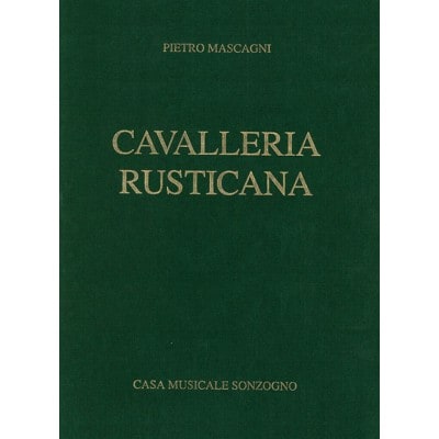 MASCAGNI PIETRO - CAVALLERIA RUSTICANA - CHANT & PIANO