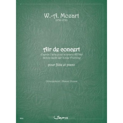  Mozart W.a. - Air De Concert - Flute and Piano 