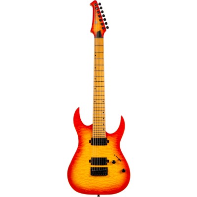 Spira Guitars S507QFB Fireburst