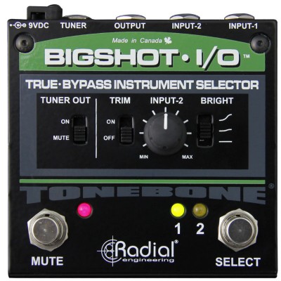 Tonebone Bigshot-i-o Switch Slecteurs Slecteur D\'entre Passif