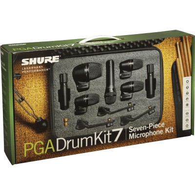 SHURE PGADRUMKIT7-MALLETTE 7 MICROS BATTERIE