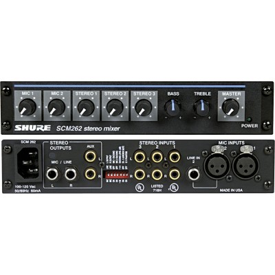 SHURE INSTALLATION SCM262E