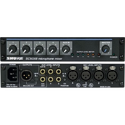 SHURE INSTALLATION SCM268E