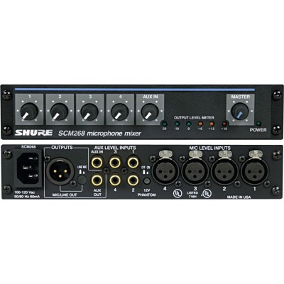 SHURE INSTALLATION Installation SCM268e