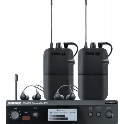 SHURE P3TER112TW-K3e-twinpack PSM300 Bande K3e