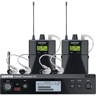 SHURE P3Tera215Twp-K3E-Twinpack Psm300 Pro, Bande K3E