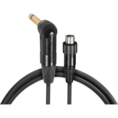CABLE TQG-JACK ANGLED 6,35MM LOCKABLE