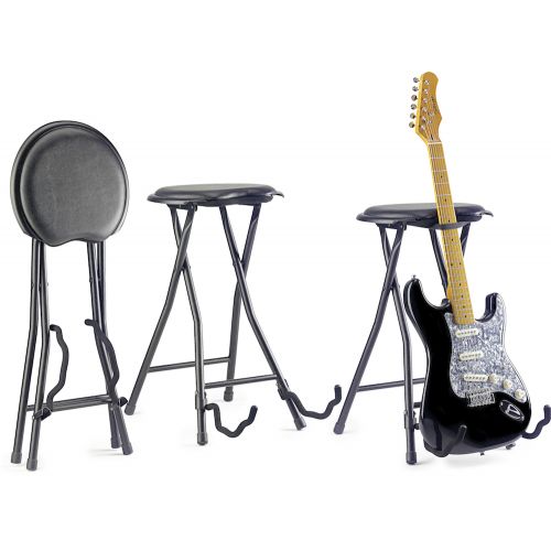 STAGG GIST-300 FOLDING BAR STOOL AND GUITAR STAND