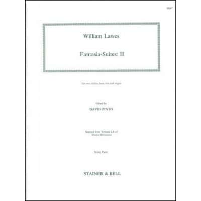 CLASSICAL SHEETS- LAWES - FANTASIA-SUITES : II - FOR 2 VIOLINS, BASS VIOL AND ORGAN