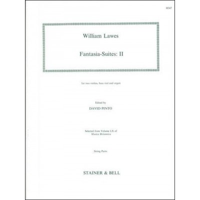 CLASSICAL SHEETS- LAWES - FANTASIA-SUITES : II - FOR 2 VIOLINS, BASS VIOL AND ORGAN