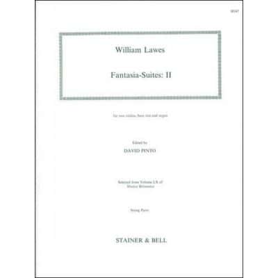 LAWES - FANTASIA-SUITES : II - FOR 2 VIOLINS, BASS VIOL AND ORGAN