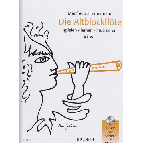 RICORDI ZIMMERMANN MANFREDO - DIE ALTBLOCKFLOTE - VOL 1