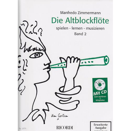 ZIMMERMANN MANFREDO - DIE ALTBLOCKFLOTE VOL 2 + CD