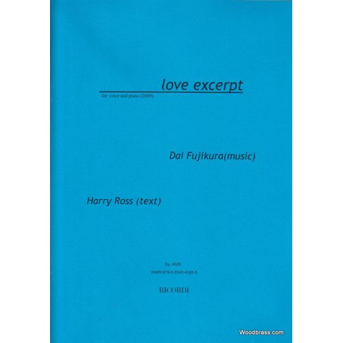 RICORDI FUJIKURA DAI - LOVE EXCERPT
