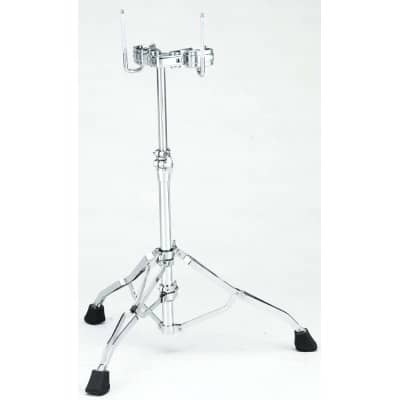 Tama Htw109w - Star Double Tom Stand - Support Double Tom Inclinable Double Embase