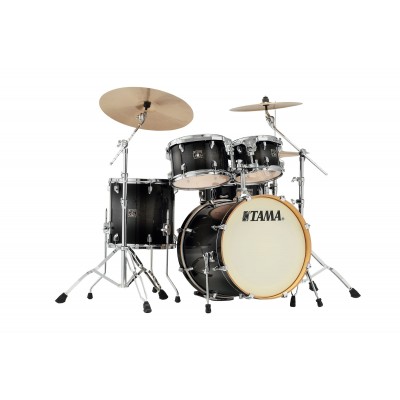 Tama Cl50rs-tpb - Superstar Classic Maple 20/10/12/14/14x5 Transparent Black Burst