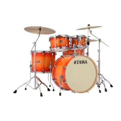 Tama Superstar Classic 22/10/12/16/14 Tangerine Lacquer Burst Cl52krs-tlb