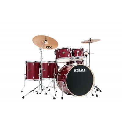 TAMA IMPERIALSTAR STAGE 22 + CYMBALES HCS CANDY APPLE MIST