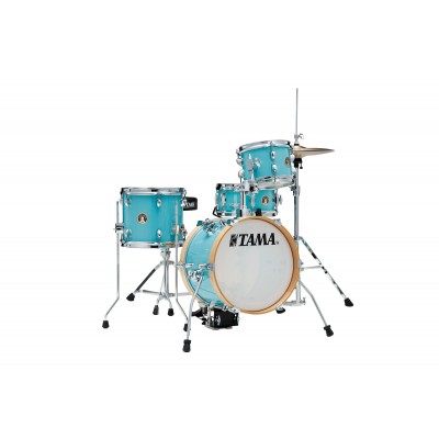 TAMA CLUB-JAM FLYER 4-PIECE COMPLETE KIT WITH 14BASS DRUM AQUA BLUE