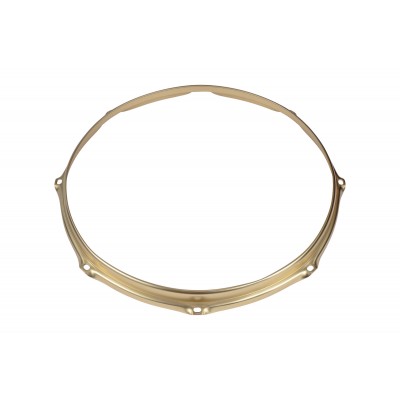 MSB148D HOOP TRIPLE FLANGED BRASS MIGHTY HOOP 8 HOLES (BEATER SIDE) 14