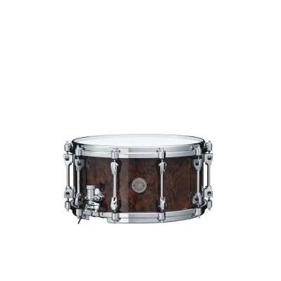 Starphonic Walnut 14X7 Snare Drum Gloss Black Walnut Burl