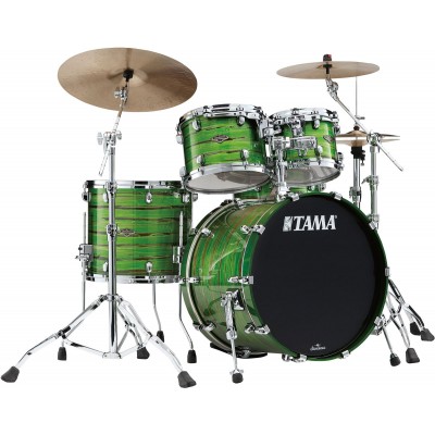 TAMA STARCLASSIC WALNUT/BIRCH 4-PIECE SHELL PACK WITH 22" BASS DRUM LACQUER SHAMROCK OYSTER