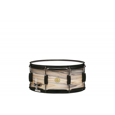 TAMA WOODWORKS 6.5"X14" SNARE DRUM NATURAL ZEBRAWOOD WRAP