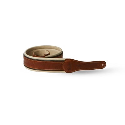 TAYLOR GUITARS RENAISSANCE STRAP MEDIUM BROWN LEATHER 2.5