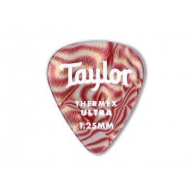 TAYLOR GUITARS 70712 Premium Darktone 351 Thermex Ultra Ruby Swirl 1.50mm 6-pack