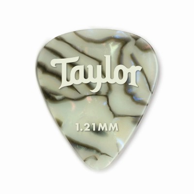 Taylor Guitars Celluloid 351 Picks Abalone 1.21mm 12-pack 