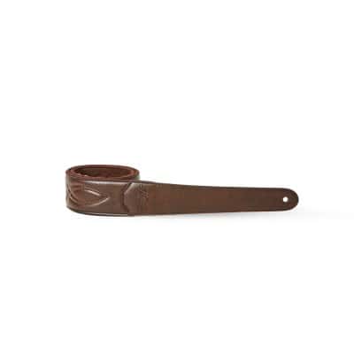 TAYLOR GUITARS STRAP VEGAN LEATHER CHOCOLATE BROWN 2"