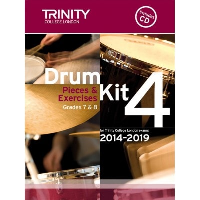 TRINITY GUILDHALL DRUM KIT 4 - PIECES and EXERCICES GRADES 7 and 8