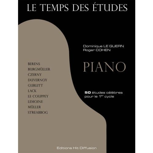 HIT DIFFUSION LE GUERN D. ET COHEN R. - LE TEMPS DES ETUDES - PIANO