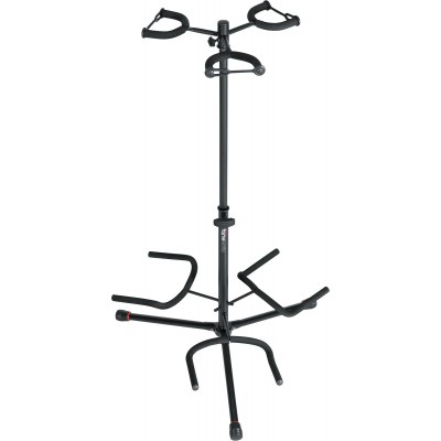 Stand triple pour guitare protection caoutchouc
