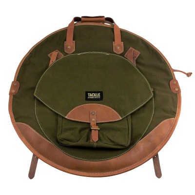 TACKLE INSTRUMENTS 24" BACKPACK CYMBAL CASE - FOREST GREEN
