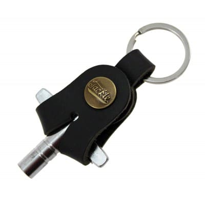 LEATHER DRUM KEY - BLACK