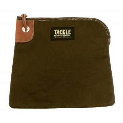 TACKLE INSTRUMENTS ACCESSORIES BAG - FOREST GREEN