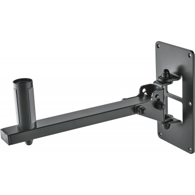 K&M SPEAKER WALL MOUNT BLACK; W. EXPANDING MANDREL