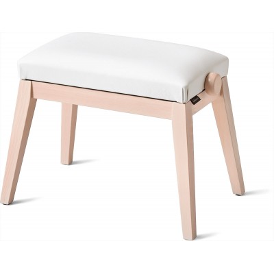 PIANO BENCH ASH - WHITE SEAT K&M 13941