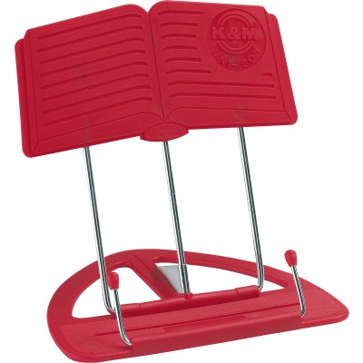 K&M PACK OF 12 RED UNIBOY MUSIC STAND