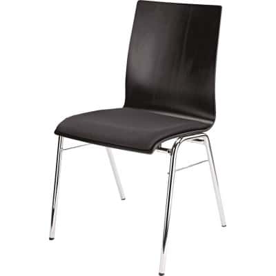 ORCHESTRA CHAIRS BEECH BACKPLATE SEAT FABRIC BLACK