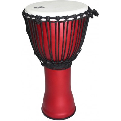 Djembe Freestyle Accord Par Corde Rouge Mat Sfdj-12Rr