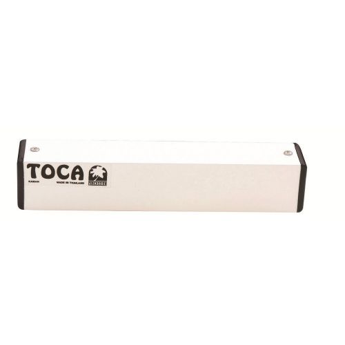 TOCA SQUARE METAL SHAKER 8'' WHITE T-2208