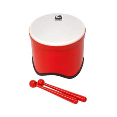 world percussion freestyle 2 tom tom rouge tf2t-r