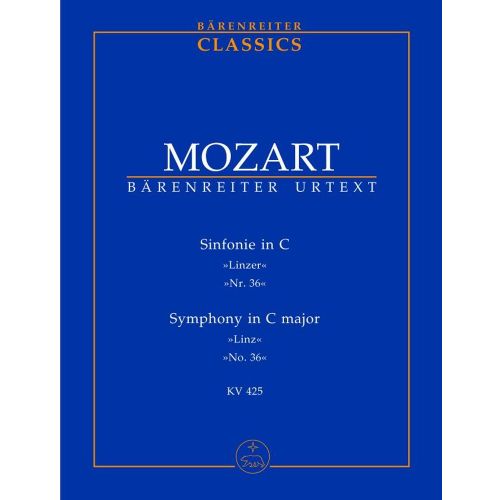 BARENREITER Mozart W.a. - Sinfonie In C 