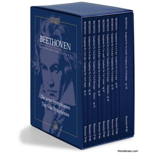 BEETHOVEN L. (VAN) - THE NINE SYMPHONIES - COFFRET DE 9 CONDUCTEURS DE POCHE