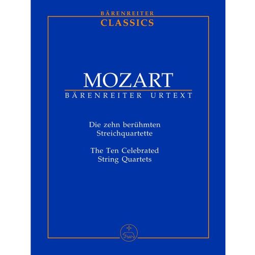  Mozart W.a. - 10 Celebres Quatuors A Cordes - Conducteur Poche